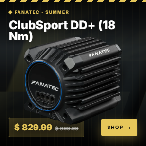 Fanatec Summer Deals - ClubSport DD+ (18 Nm)