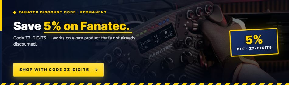 Save 5% On Fanatec With ZZ-ZZ-DIGIT5