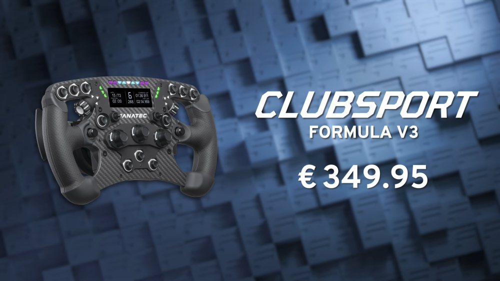 Fanatec Drops Major Update: New ClubSport Formula V3, Wheel Hub
