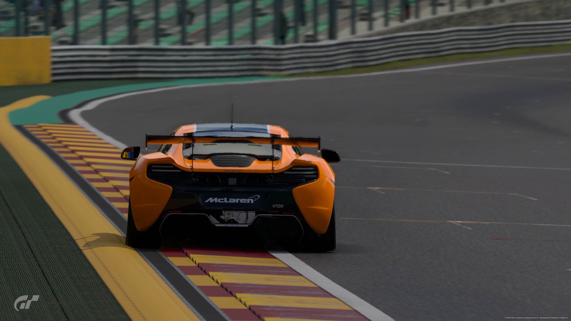 GT7 Online Time Trial: McLaren 650S Gr.4 at Spa-Francorchamps (9 July 2026) This time, we're heading to Circuit de Spa-Francorchamps in the McLaren 650S Gr.4. | Image 3097