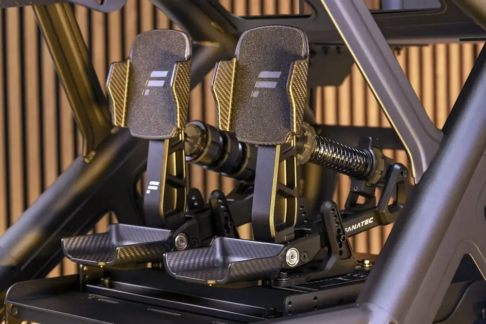 Podium Pedals Soon Back in Stock, and a New Pedals Sport Bundle Arriving Fanatec's Podium Pedals Formula return on 19 August, a cheaper Pedals Sport lands in September, and the full three-pedal set is finally due in October. | Image 3156
