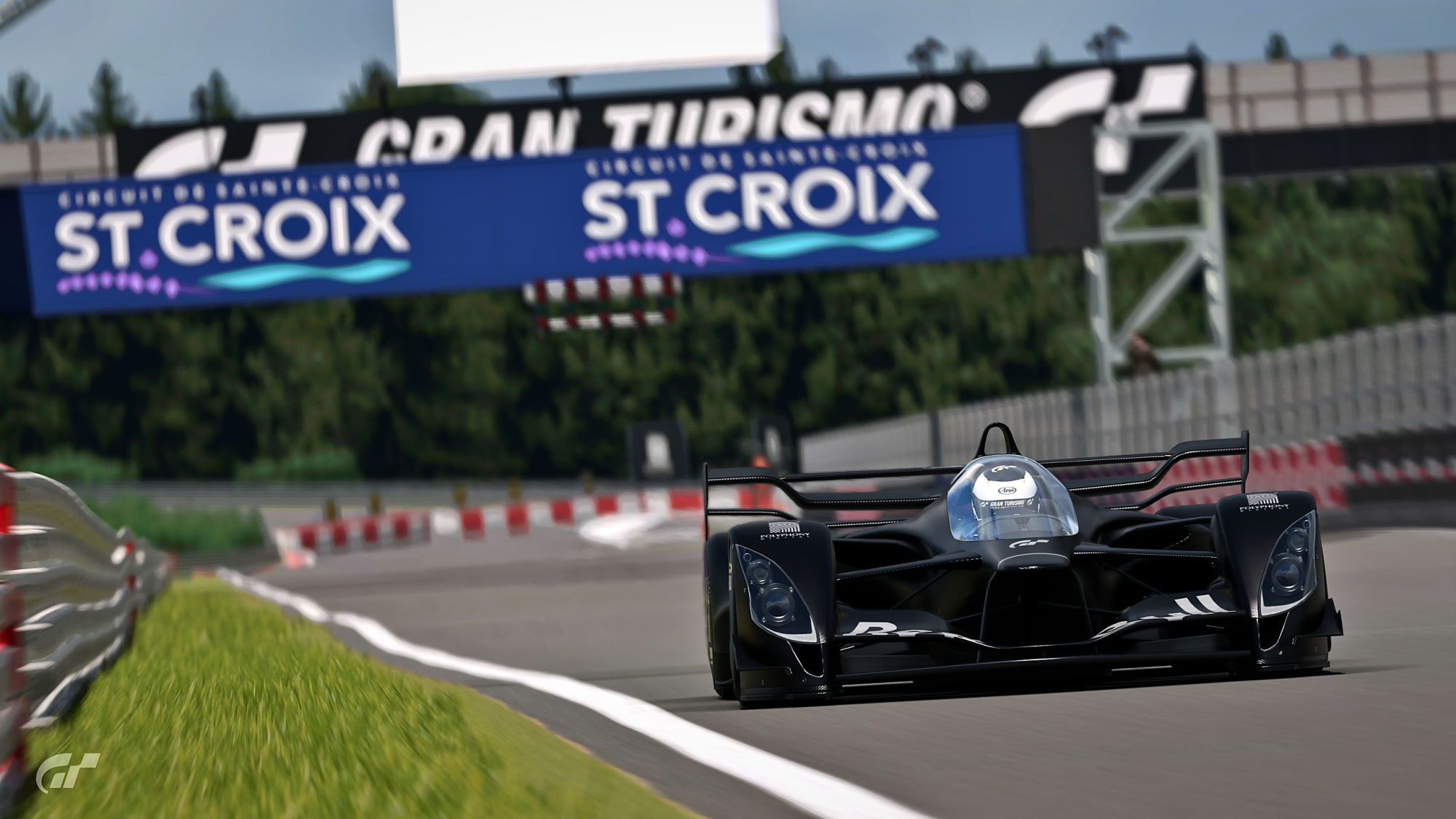 GT7 Online Time Trials: Gr.1 at Road Atlanta and the Red Bull X2019 at Sainte-Croix B Reverse (24 September 2026) Two prototype combos this fortnight: Gr.1 on Racing Mediums at Road Atlanta, and the Red Bull X2019 on Racing Softs around Sainte-Croix Layout B Reverse. | Image 3265