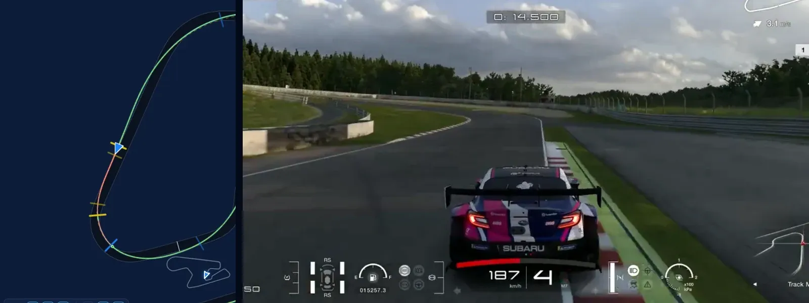 Telemetry in Gran Turismo 7: How to Use It and Find More Pace We put our best Subaru BRZ GT300 lap at SUGO against the event reference in Traces and went through it corner by corner, from the brake points to the lines.