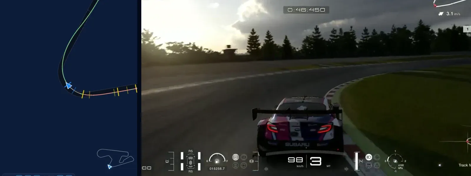 Telemetry in Gran Turismo 7: How to Use It and Find More Pace We put our best Subaru BRZ GT300 lap at SUGO against the event reference in Traces and went through it corner by corner, from the brake points to the lines.