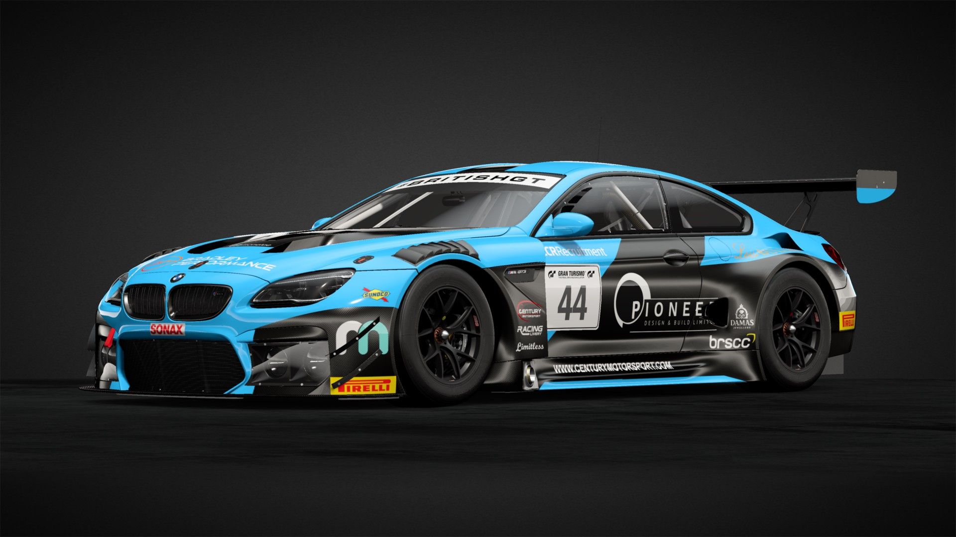 Century motorsport British GT2026 car #44