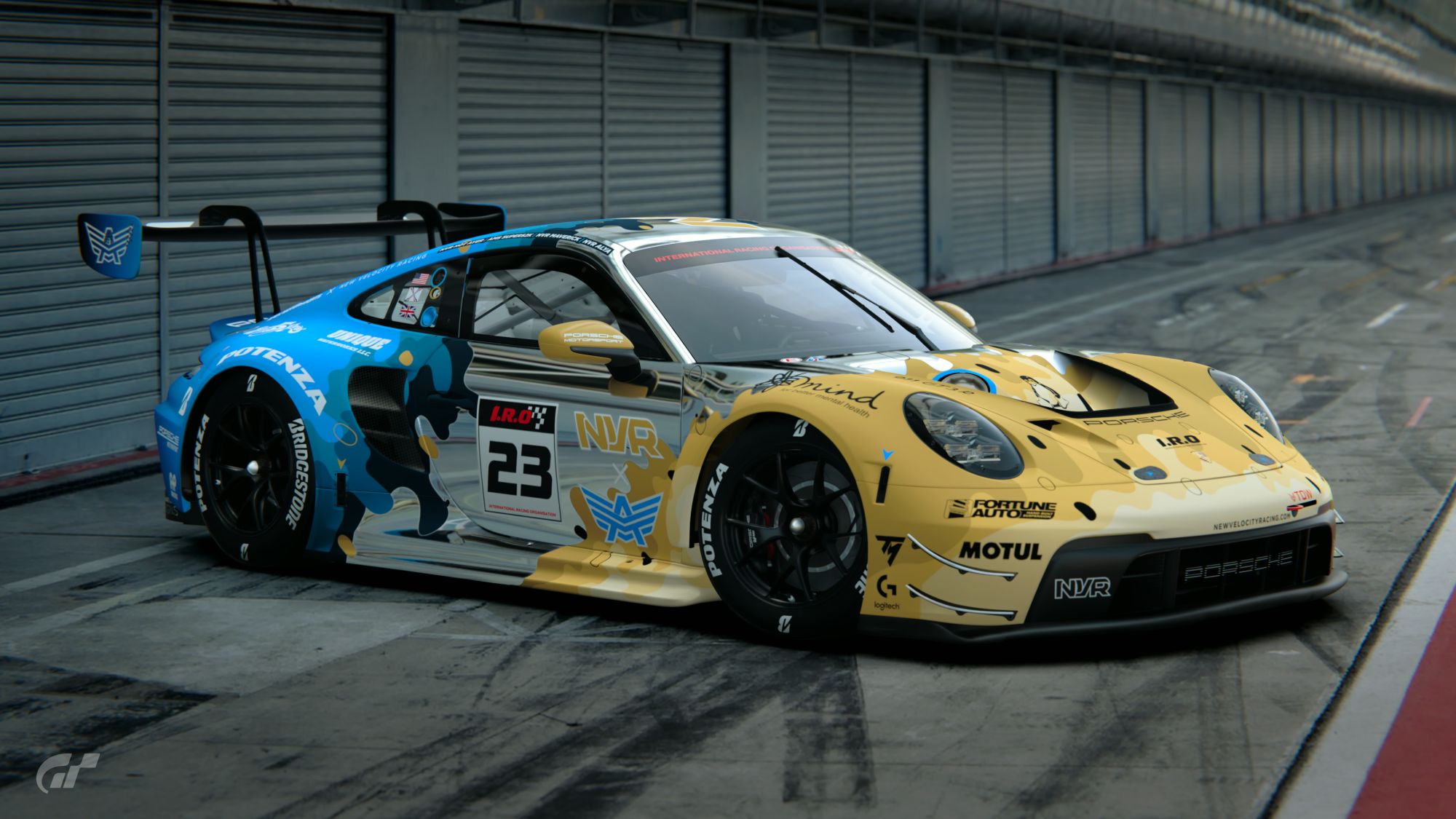IRO GTSC Livery for New Velocity Racing -Team White