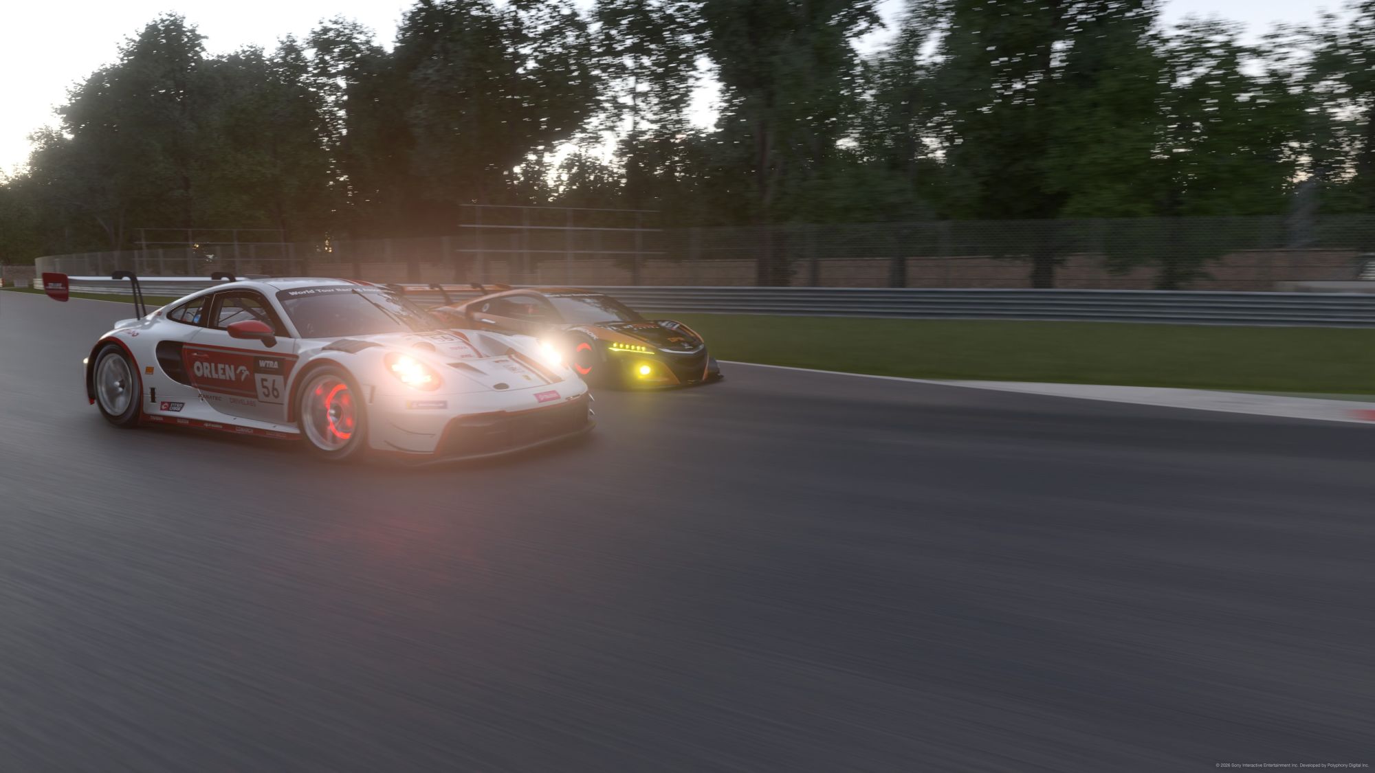 Burning Brakels at monza