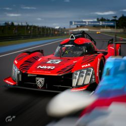 Racing at LeMans