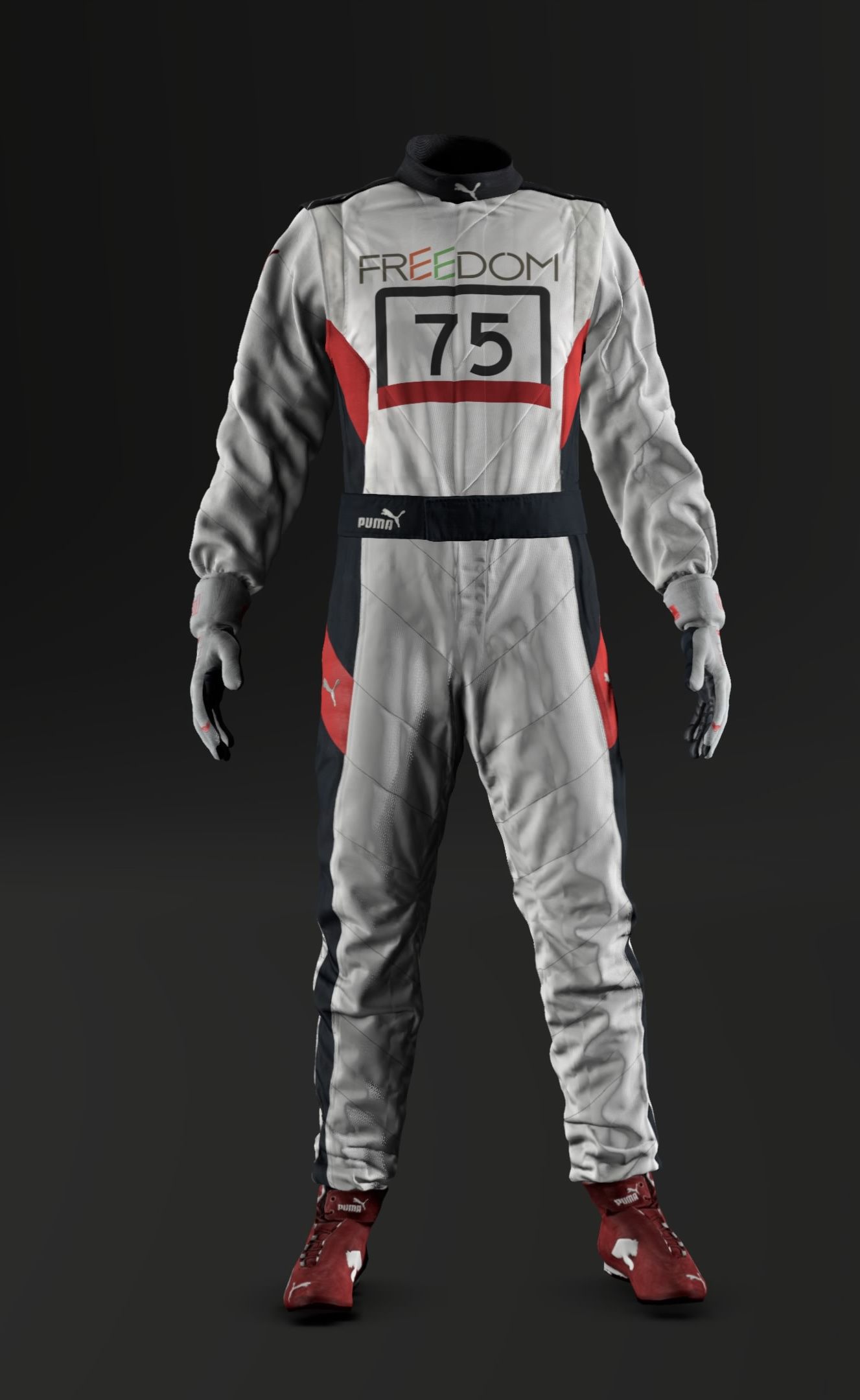 My racing uniform