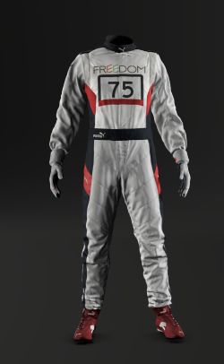 My racing uniform