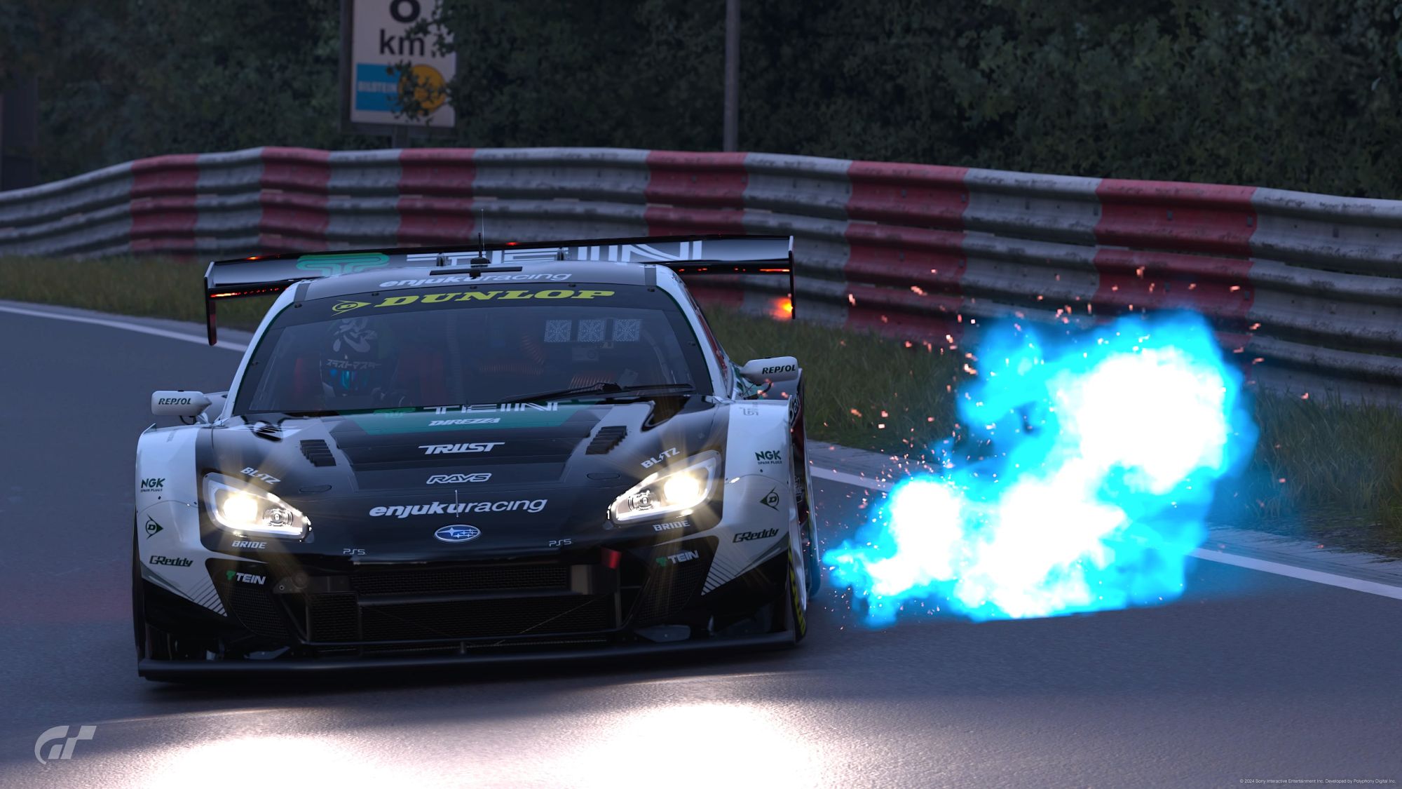 Subaru BRZ on fire!!