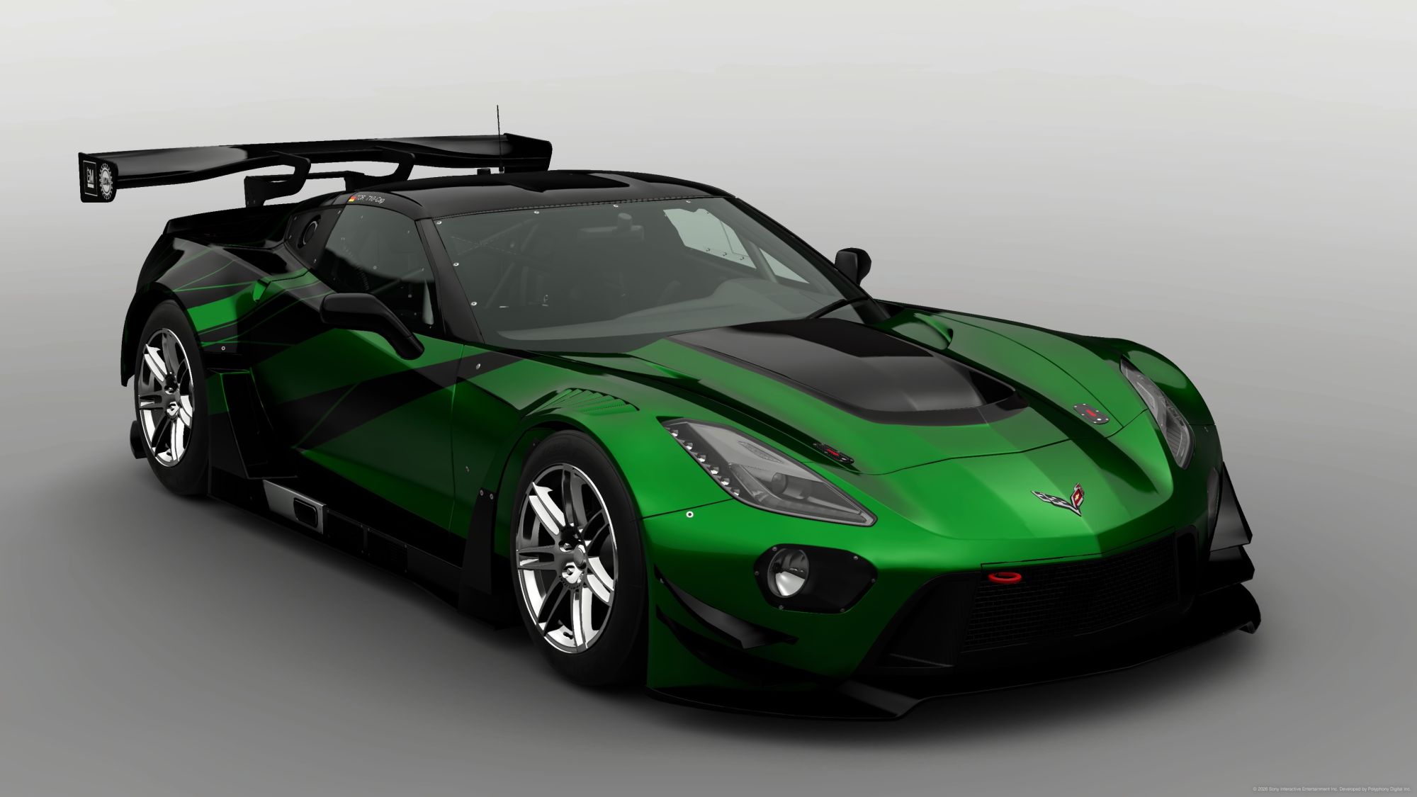 Transformers Crosshairs livery on Corvette Gr.3