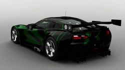 Transformers Crosshairs livery on Corvette Gr.3