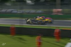 Three wide on Monza