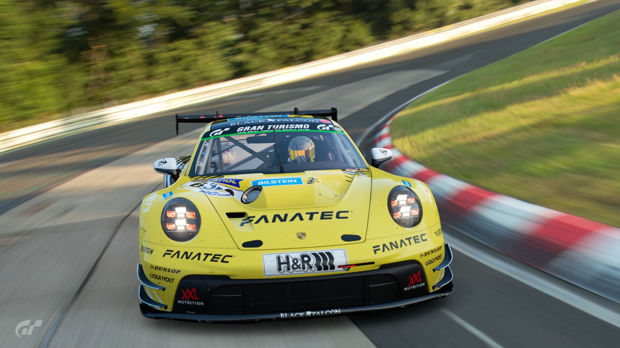 Team Black Falcon Fanatec Porsche GT3 Cup Car